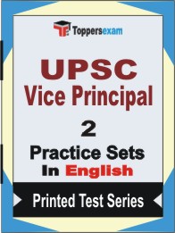 UPSC Vice Principal Book in English - Question Paper / Practice Set