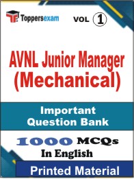 AVNL Junior Manager (Mechanical) Book in English - Objective MCQ (VOL.1)