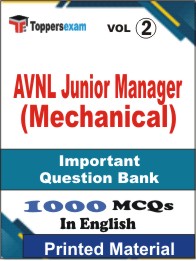 AVNL Junior Manager (Mechanical) Book in English - Objective MCQ (VOL.2)