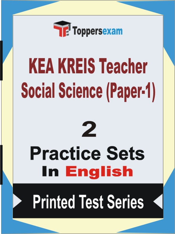 KEA KREIS Teacher Social Science (Paper-1) Book in English - Question Paper / Practice Set