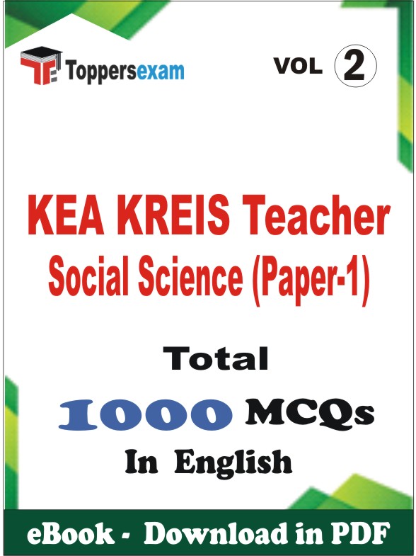 KEA KREIS Teacher Social Science (Paper-1) PDF Book In English - MCQ / Objective Questions (VOL.2)