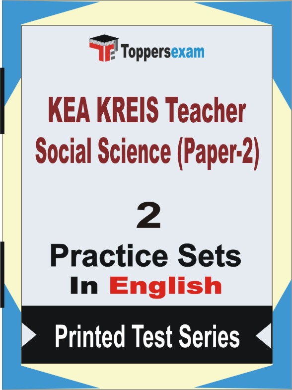 KEA KREIS Teacher Social Science (Paper-2) Book in English - Question Paper / Practice Set
