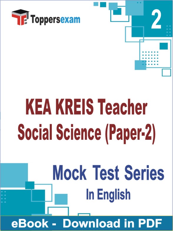 KEA KREIS Teacher Social Science (Paper-2) PDF Book In English - Question Paper