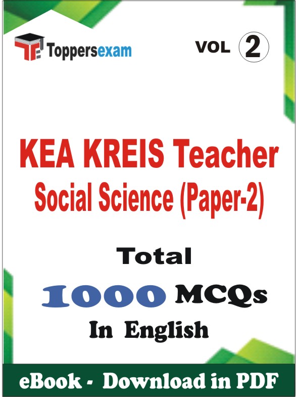 KEA KREIS Teacher Social Science (Paper-2) PDF Book In English - MCQ / Objective Questions (VOL.2)
