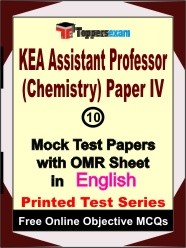 KEA Assistant Professor (Chemistry) Paper 4 Exam Mock Test Papers (Book) in English