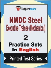NMDC Steel Executive Trainee (Mechanical) Book in English - Question Paper / Practice Set