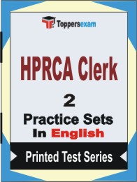 HPRCA Clerk Book in English - Question Paper / Practice Set