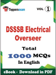 DSSSB Electrical Overseer PDF Book In English - MCQ / Objective Questions(VOL.1)