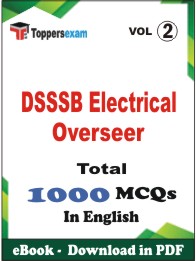 DSSSB Electrical Overseer PDF Book In English - MCQ / Objective Questions(VOL.2)