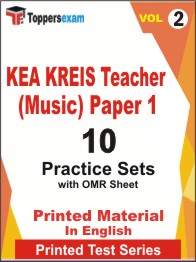 KEA KREIS Teacher (Music) (Paper 1) Book in English - Practice Set (VOL.2)