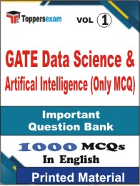 GATE Data Science & Artifical Intelligence (Only MCQ) Book in English - Objective MCQ (VOL.1)