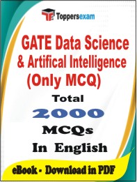 GATE Data Science & Artifical Intelligence (Only MCQ) PDF Book In English - MCQ / Objective Questions