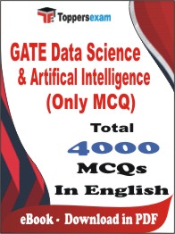 GATE Data Science & Artifical Intelligence (Only MCQ) PDF Book In English - MCQ / Objective Questions
