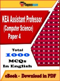 KEA Assistant Professor (Computer Science) Paper 4 PDF Book In English