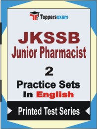 JKSSB Junior Pharmacist Book in English - Question Paper / Practice Set