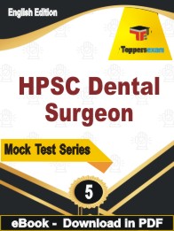 HPSC Dental Surgeon Test PDF Book In English - Practice Set