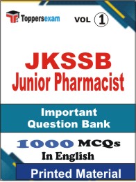 JKSSB Junior Pharmacist Book in English - Objective MCQ (VOL.1)
