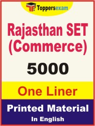 Rajasthan SET (Commerce) One Liner Book in English