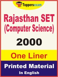 Rajasthan SET (Computer Science) One Liner Book in English