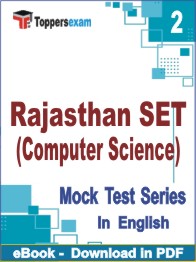 Rajasthan SET (Computer Science) PDF Book In English - Question Paper