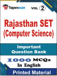 Rajasthan SET (Computer Science) Book in English - Objective MCQ (VOL.2)