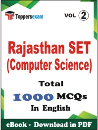 Rajasthan SET (Computer Science) PDF Book In English - MCQ / Objective Questions (VOL.2)