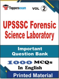 UPSSSC Forensic Science Laboratory Book in English - Objective MCQ (VOL.2)