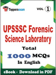 UPSSSC Forensic Science Laboratory PDF Book In English - MCQ / Objective Questions (VOL.1)