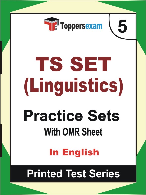 TS SET (Linguistics) Book in English - Mock Test / Practice Set