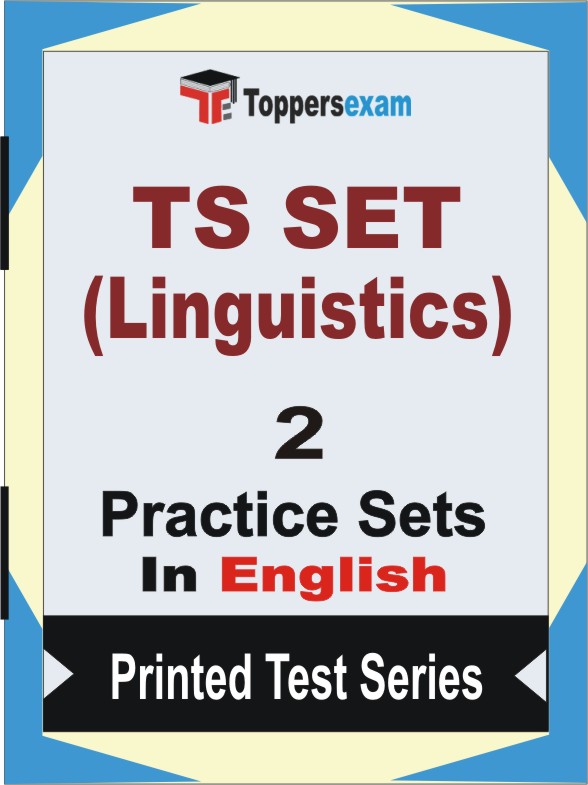TS SET (Linguistics) Book in English - Question Paper / Practice Set