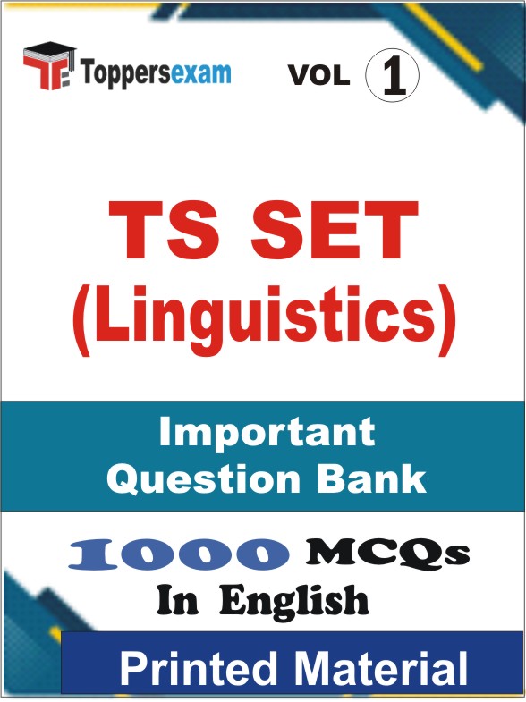TS SET (Linguistics) Book in English - Objective MCQ (VOL.1)