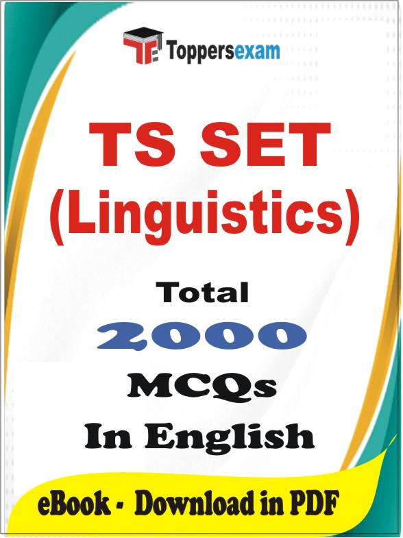 TS SET (Linguistics) PDF Book In English - MCQ / Objective Questions