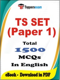 TS SET (Paper 1) PDF Book in English - MCQ / Objective Questions