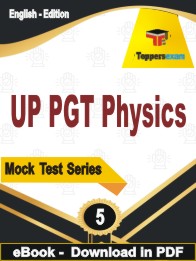 UP PGT Physics Test PDF Book In English - Practice Set