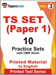 TS SET (Paper 1) Book in English - Practice Set (VOL.3)