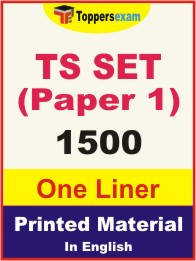 TS SET (Paper 1) One Liner Book in English