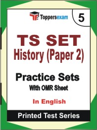 TS SET History (Paper 2) Book in English - Mock Test / Practice Set