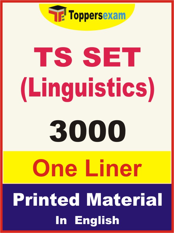 TS SET (Linguistics) One Liner Book in English