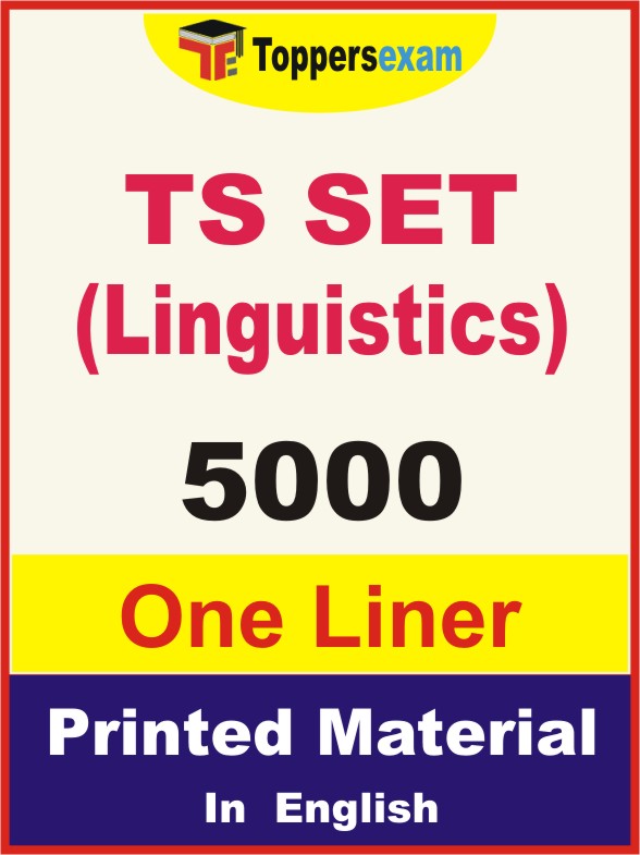 TS SET (Linguistics) One Liner Book in English