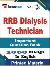 RRB Dialysis Technician Book in English - Objective MCQ (VOL.3)