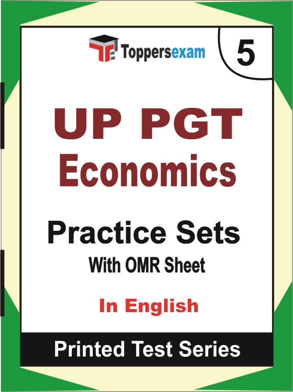 UP PGT Economics Book in English - Mock Test / Practice Set