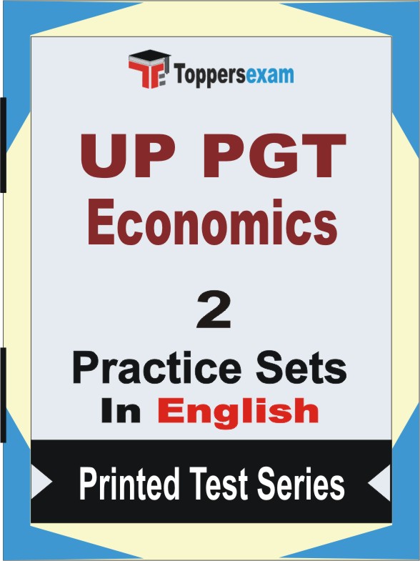UP PGT Economics Book in English - Question Paper / Practice Set