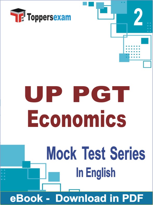 UP PGT Economics PDF Book In English - Question Paper