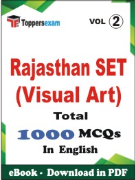Rajasthan SET (Visual Art) PDF Book In English - MCQ / Objective Questions (VOL.2)