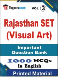 Rajasthan SET (Visual Art) Book in English - Objective MCQ (VOL.3)