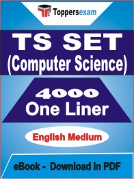 TS SET (Computer Science) One Liner Book PDF in English