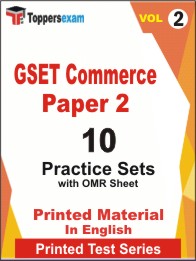 GSET Commerce Paper 2 Book in English - Practice Set (VOL.2)