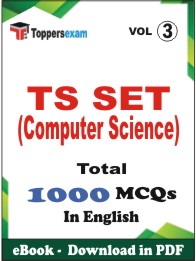 TS SET (Computer Science) PDF Book in English - MCQ / Objective Questions (VOL.3)