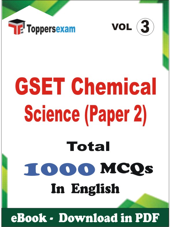 GSET Chemical Science (Paper 2) PDF Book In English - MCQ / Objective Questions (VOL.3)