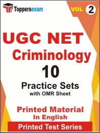 UGC NET Criminology Book in English - Practice Set (VOL.2)